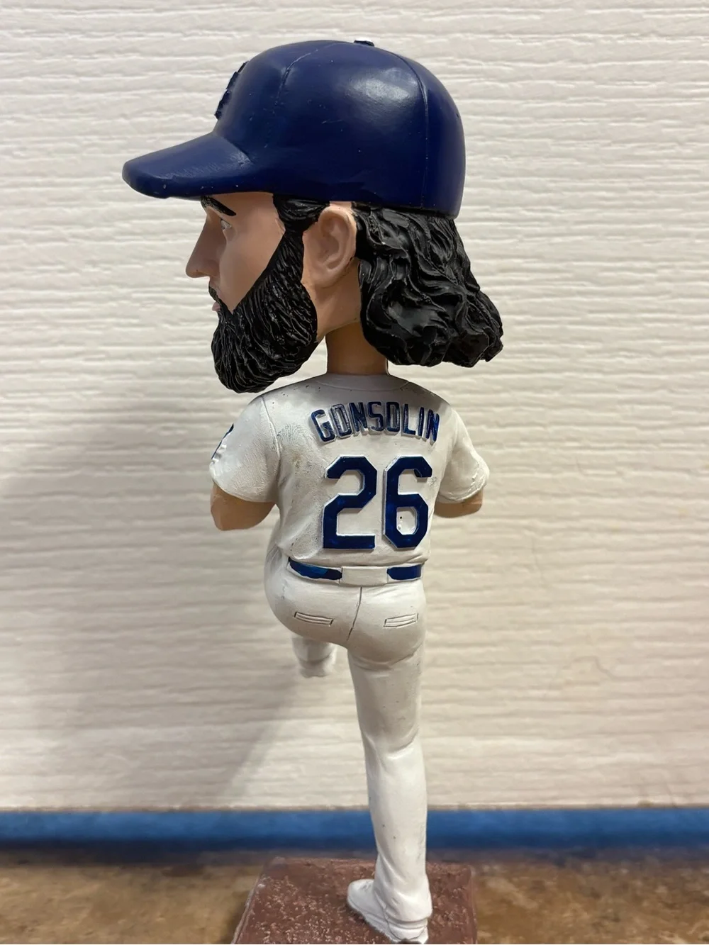 Tony Gonsolin  LA Dodgers Pitcher Bobblehead - White & Blue Approx 7”